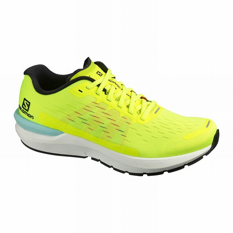 Chaussure Running Salomon Homme Jaune / Blanche - Salomon SONIC 3 BALANCE - France (1024-MRDSO)